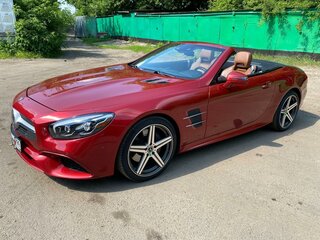 2017 Mercedes-Benz SL-Класс 400 VI (R231) Рестайлинг, красный, 6850000 рублей, вид 4