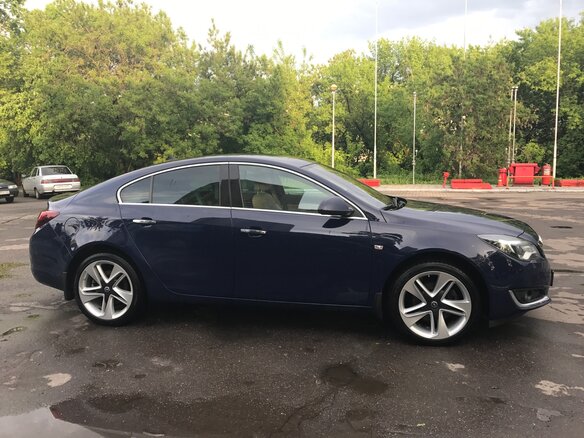 2015 Opel Insignia I Рестайлинг, синий - вид 7