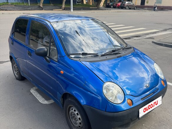 2009 Daewoo Matiz I Рестайлинг, синий, 155000 рублей - вид 1