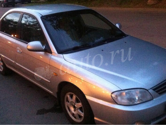 2007 Kia Spectra I Рестайлинг 2, серебристый - вид 6