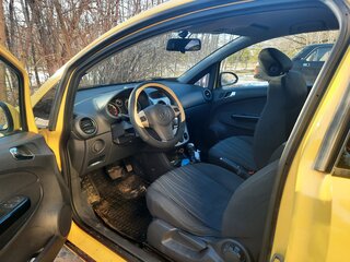 2007 Opel Corsa D, жёлтый, 430000 рублей, вид 4