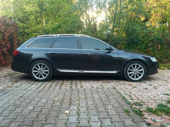 2010 Audi A6 allroad II (C6) Рестайлинг, серый - вид 1
