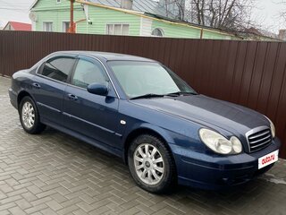 2006 Hyundai Sonata ТагАЗ IV (EF) Рестайлинг, синий, 500000 рублей, вид 1