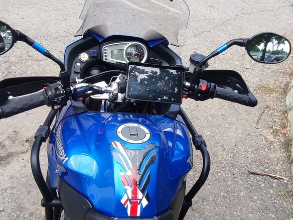 2007 Triumph Tiger 1050, синий, 570000 рублей - вид 3