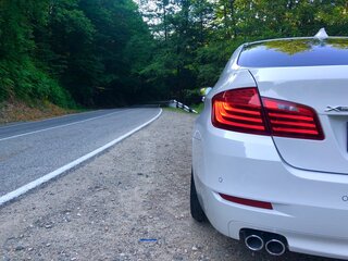 2013 BMW 5 серии 530d xDrive VI (F10/F11/F07) Рестайлинг, белый, 2650000 рублей, вид 4
