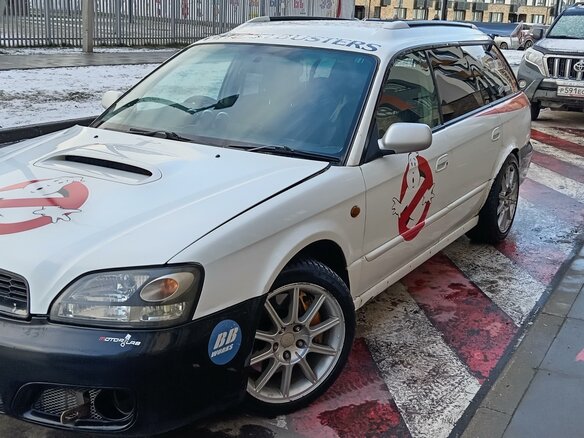 2001 Subaru Legacy III, белый, 500000 рублей