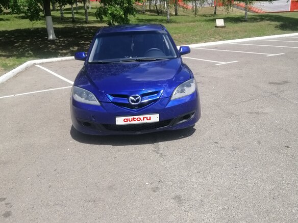 2007 Mazda 3 I (BK) Рестайлинг, синий, 290000 рублей - вид 2