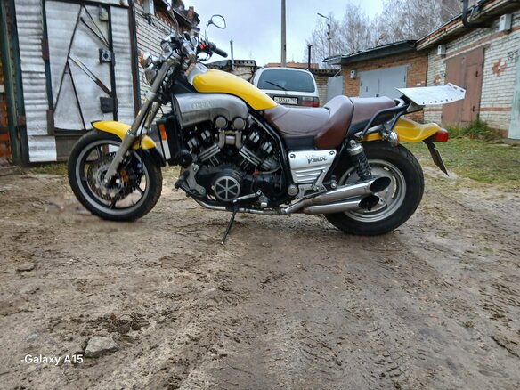 1988 Yamaha V-Max 1200, золотистый, 530000 рублей - вид 11