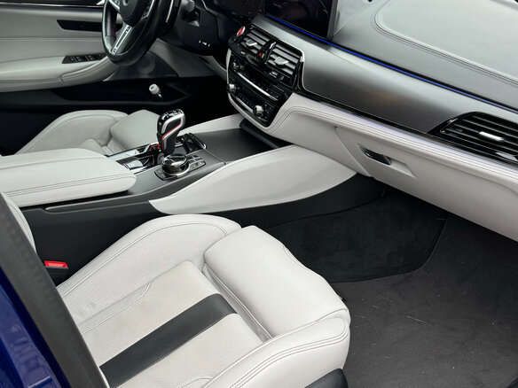 2020 BMW M5 Competition VI (F90) Рестайлинг, синий - вид 6