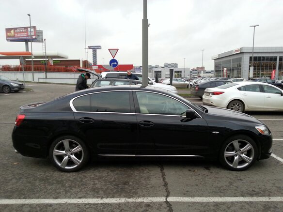 2005 Lexus GS 430 III, чёрный - вид 3