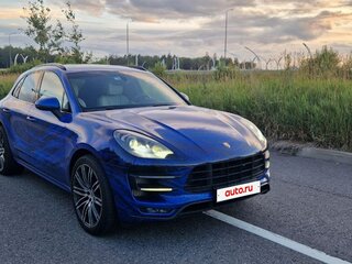 2015 Porsche Macan Turbo I, синий, 3400000 рублей, вид 1