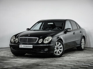 2002 Mercedes-Benz E-Класс 240 III (W211, S211), чёрный, 593777 рублей, вид 1