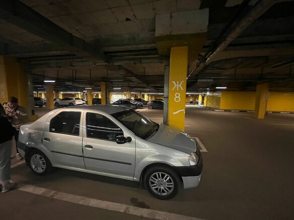 2007 Renault Logan I, серый, 405000 рублей - вид 5