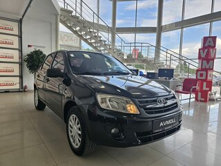 2012 Lada (ВАЗ) Granta I, чёрный, 414000 рублей, вид 4