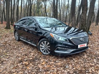 2016 Hyundai Sonata VII (LF), чёрный, 1600000 рублей, вид 2
