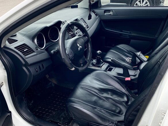 2007 Mitsubishi Lancer X, синий, 515000 рублей - вид 6