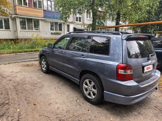 2007 Toyota Highlander I (XU20) Рестайлинг, голубой, 925000 рублей, вид 3