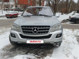2008 Mercedes-Benz M-Класс 350 II (W164) Рестайлинг, серебристый, 950000 рублей, вид 2