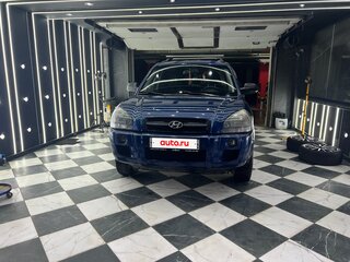 2008 Hyundai Tucson I, синий, 770000 рублей, вид 4