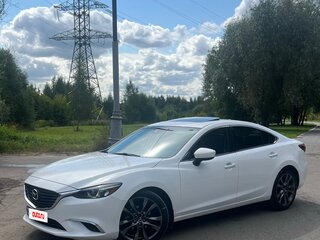 2017 Mazda 6 III (GJ) Рестайлинг, белый, 1900000 рублей, вид 2