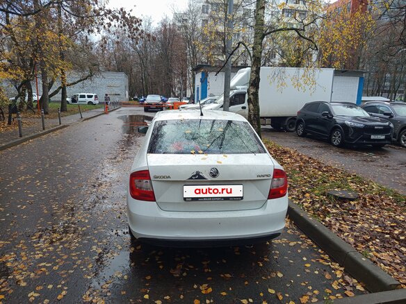 2014 Skoda Rapid I, белый, 550000 рублей - вид 2