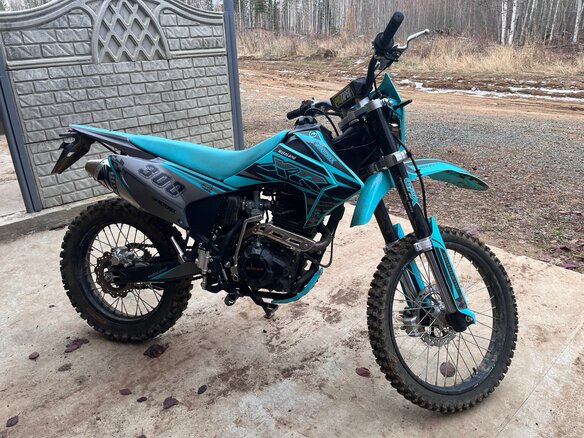 2025 Motoland XR300, голубой, 135000 рублей