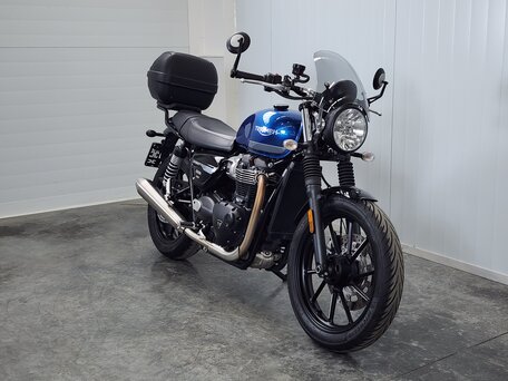 2021 Triumph Street Twin, синий, 789000 рублей, вид 2