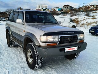 1997 Toyota Land Cruiser 80 Series Рестайлинг, серый, 4200000 рублей, вид 2