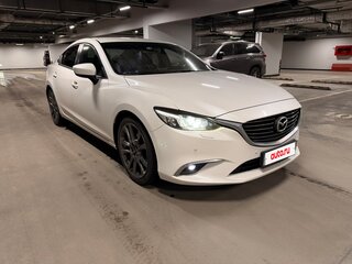 2016 Mazda 6 III (GJ) Рестайлинг, белый, 1725000 рублей, вид 3