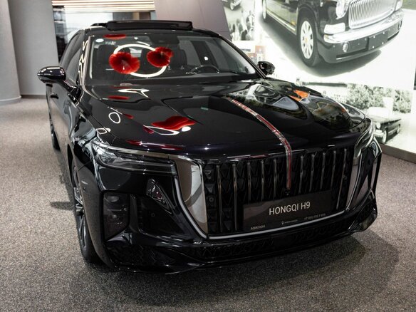 2024 Hongqi H9 I Рестайлинг, чёрный - вид 1