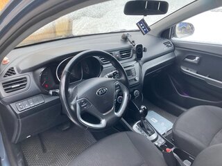 2016 Kia Rio III Рестайлинг, голубой, 930000 рублей, вид 4