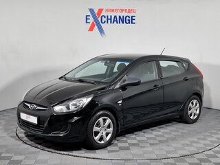 2012 Hyundai Solaris I, чёрный, 599000 рублей, вид 1
