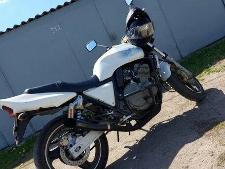 1998 Honda CB 400F, белый, 249999 рублей, вид 3