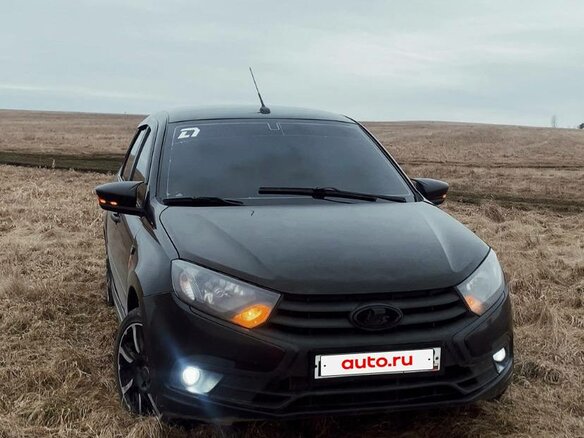 2019 Lada (ВАЗ) Granta I Рестайлинг, чёрный, 540000 рублей