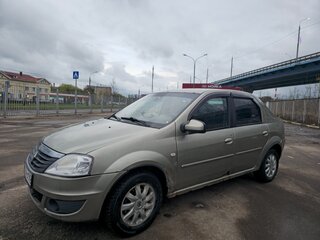 2012 Renault Logan I Рестайлинг, бежевый, 390000 рублей, вид 1