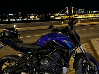 2024 Yamaha MT-07 (FZ-07), синий, 999999 рублей, вид 1