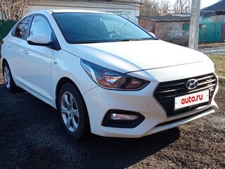 2018 Hyundai Solaris II, белый, 1300000 рублей, вид 2
