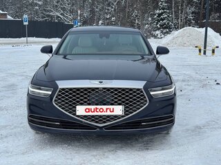 2019 Genesis G90 Limousine I Рестайлинг, синий, 2500000 рублей, вид 3