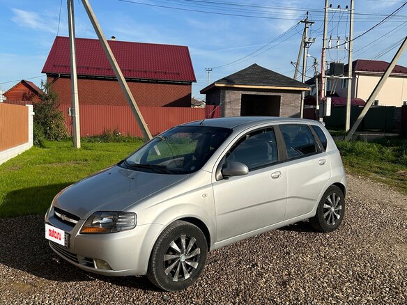 2007 Chevrolet Aveo I Рестайлинг, серебристый - вид 1