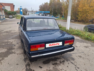 2010 Lada (ВАЗ) 2107, синий, 165000 рублей, вид 5