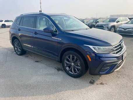 2022 Volkswagen Tiguan Allspace II Рестайлинг, синий, 2290000 рублей, вид 4