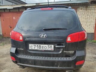 2008 Hyundai Santa Fe II, чёрный, 890000 рублей, вид 2