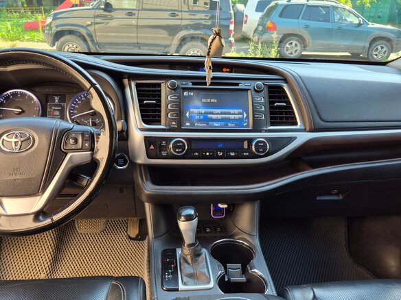 2014 Toyota Highlander III (XU50), серый, 2700000 рублей