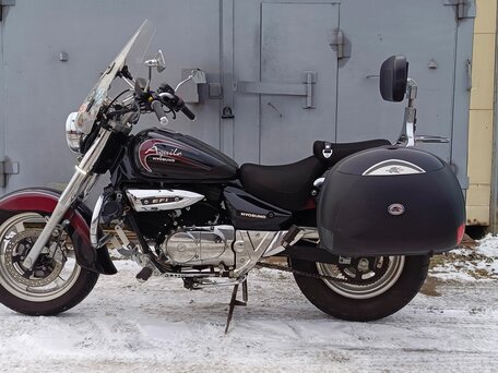 2013 Hyosung Aquila GV250, чёрный, 270000 рублей, вид 2