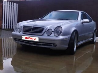 2000 Mercedes-Benz CLK-Класс 430 I (W208) Рестайлинг, серебристый, 1150000 рублей, вид 2