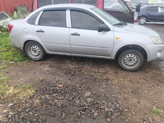 2012 Lada (ВАЗ) Granta I, серебристый, 380000 рублей, вид 3