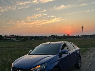 2021 Lada (ВАЗ) Vesta I, синий, 1100000 рублей, вид 2