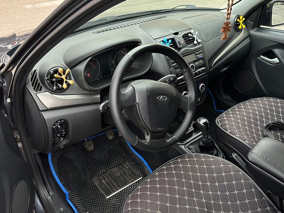 2018 Lada (ВАЗ) Granta I Рестайлинг, серебристый, 850000 рублей - вид 6