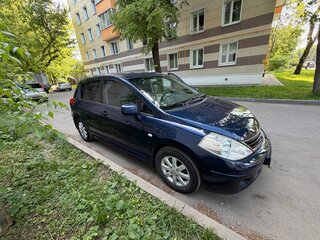 2010 Nissan Tiida I Рестайлинг, синий, 562000 рублей, вид 4