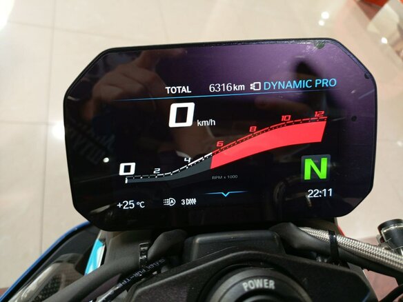2024 BMW S 1000 R, синий - вид 13